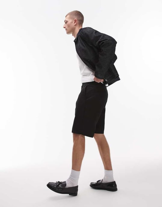 Dickies 874 raka arbetsshorts i svart - Image 4
