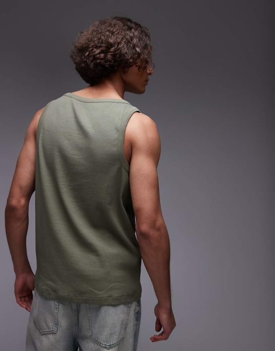 Allsaints edwards vest in eden green - Image 3