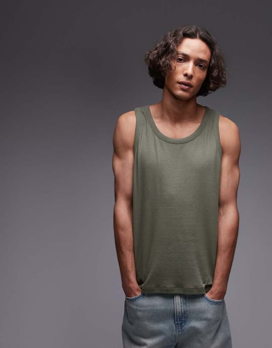 Allsaints edwards vest in eden green - Image 4