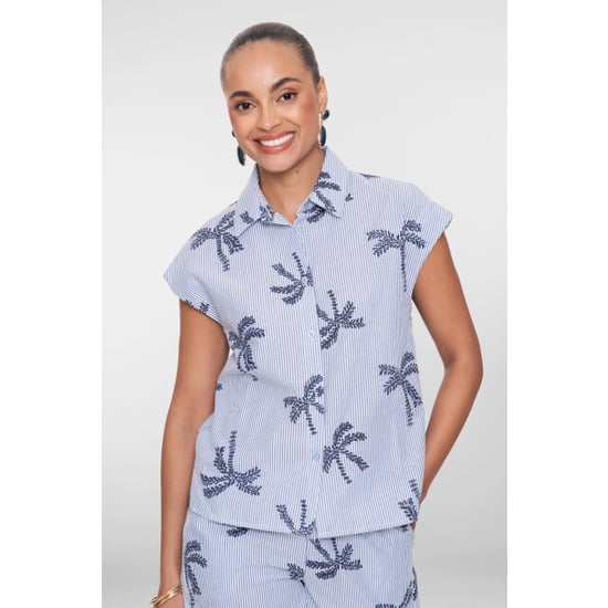 Geisha Blouse 63383-70 blue - Image 3