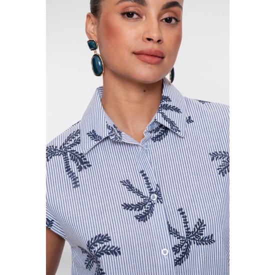 Geisha Blouse 63383-70 blue - Image 5