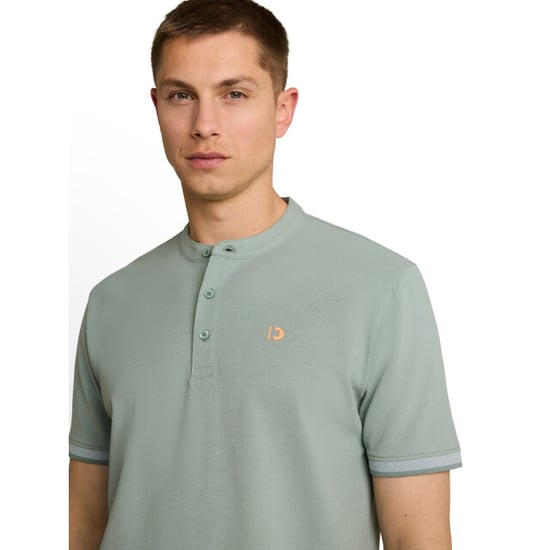 Tom Tailor Stand up collar two tone polo - Image 2