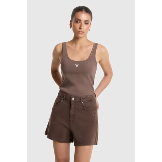 Alix The Label Heavy twill shorts - - Image 2