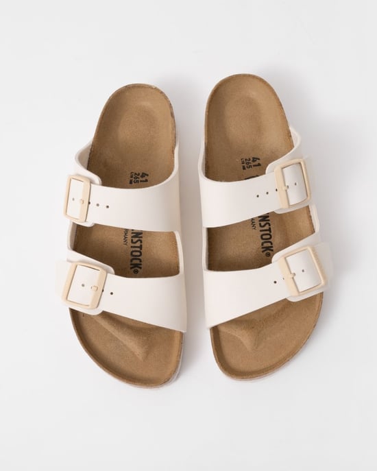 Birkenstock Arizona birko-flor eggshell smal voetbed dames slipper - Image 6