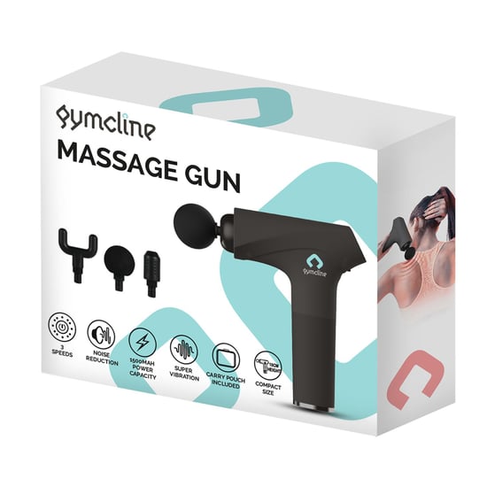 Gymcline Compact Deep Tissue Massage Gun With Rechargeable Battery - Image 1