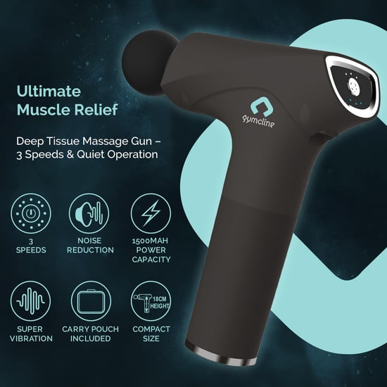 Gymcline Compact Deep Tissue Massage Gun With Rechargeable Battery - Image 2