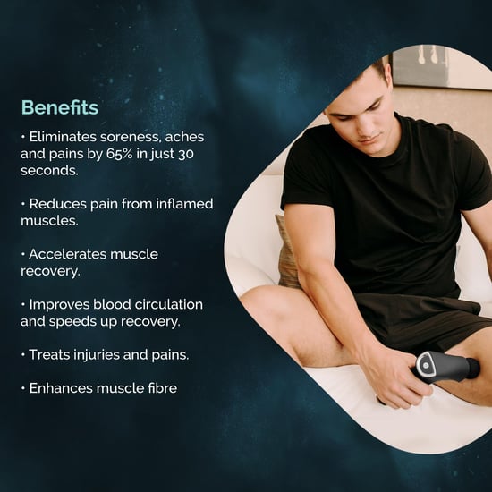 Gymcline Compact Deep Tissue Massage Gun With Rechargeable Battery - Image 5