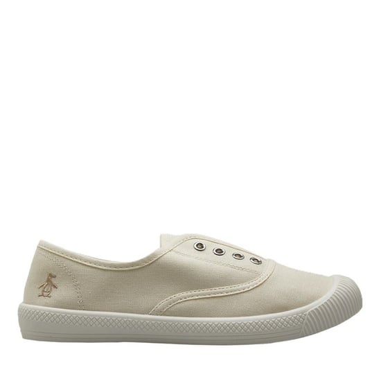 Penguin Anita Canvas Women's Off White Pumps - Image 1