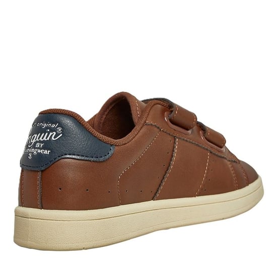 Penguin Junior Marble Tan/Navy Trainers - Image 2