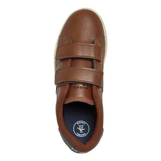 Penguin Junior Marble Tan/Navy Trainers - Image 3