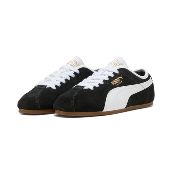 Puma Tackle Suède Dames Zwarte Sneakers - Image 1