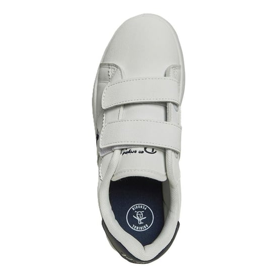 Penguin Junior Marble White/Navy Trainers - Image 3