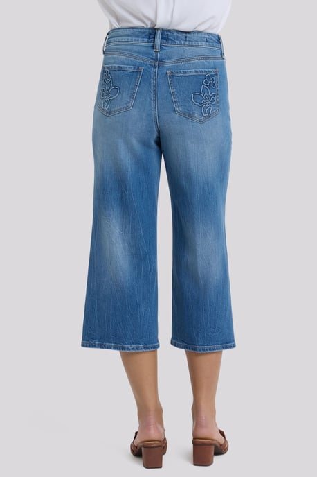 Brigitte Wijde Pijpen Capri Jeans Met Hoge Taille - Image 5
