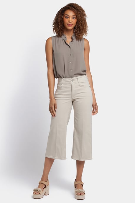 Brigitte Wide Leg Capri Jeans With High Rise - Image 1