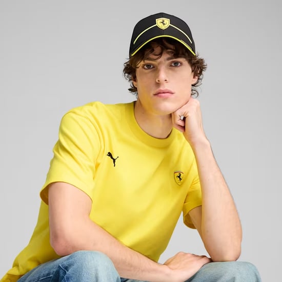 Adults Ferrari Race F1 Baseball Cap in Black - Image 1