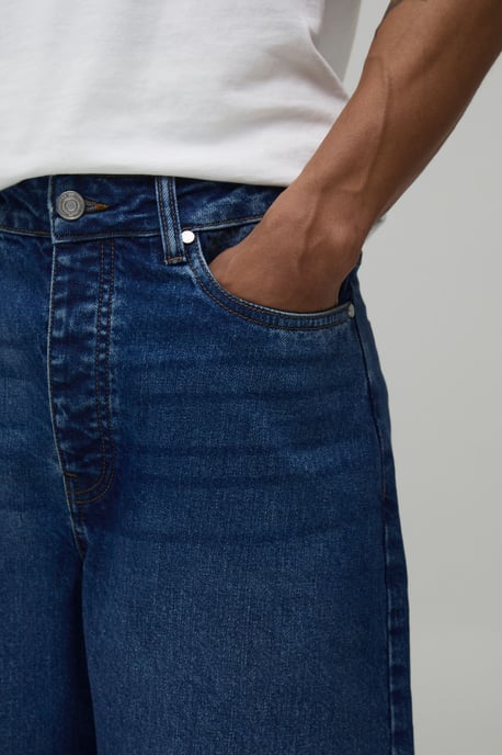 Essential Relaxed Fit Denim Jorts - Image 3