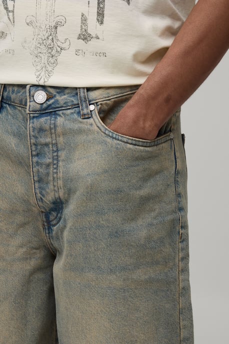 Essential Relaxed Fit Denim Jorts - Image 3