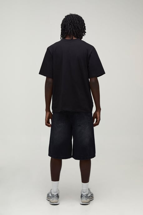 Essential Relaxed Fit Denim Jorts - Image 2