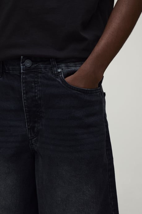 Essential Relaxed Fit Denim Jorts - Image 3