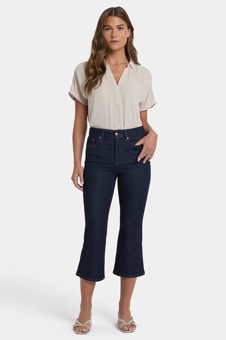 Monica Kick Flare Crop Jeans Met Hoge Taille - Image 1