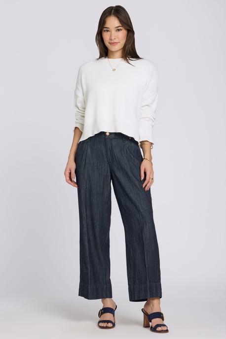 Teresa Wijde Enkel Jeans Met Hoge Taille - Image 1