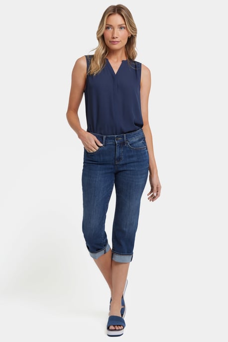 Marilyn Straight Crop Jeans In Cool Embrace® Denim - Image 5