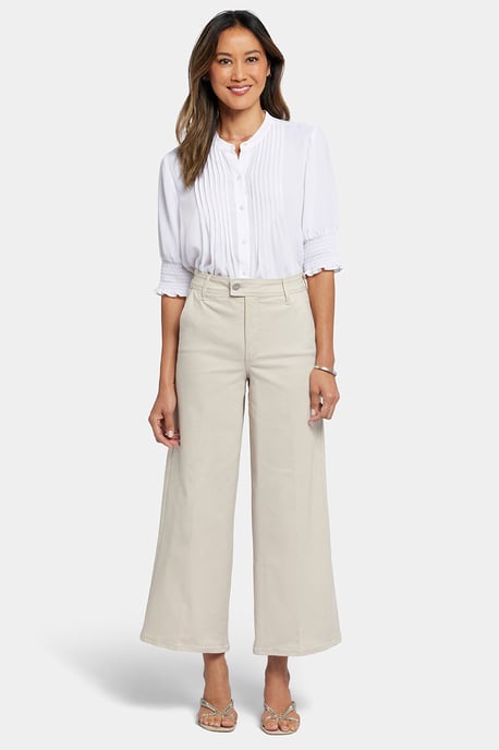 Mona Wijde Pantalon Enkel Jeans Met Hoge Taille - Image 1