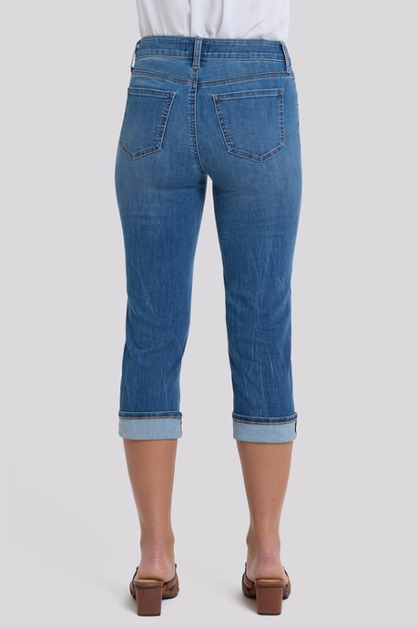 Marilyn Straight Crop Jeans In Cool Embrace® Denim - Image 2