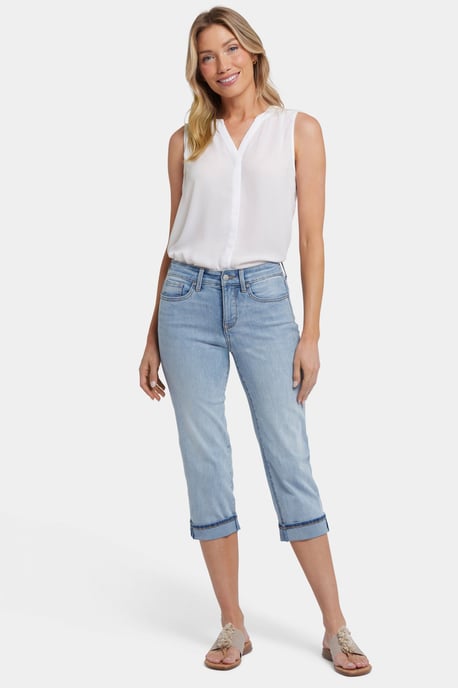 Marilyn Straight Crop Jeans In Cool Embrace® Denim - Image 5