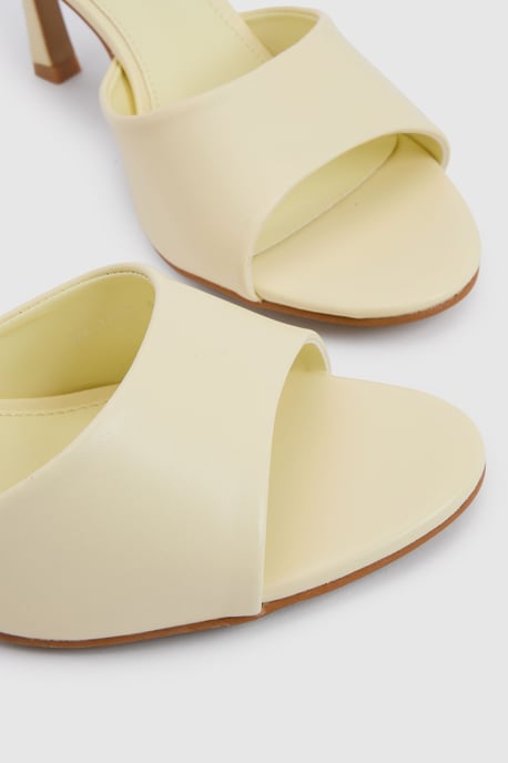 Abbie Faux Patent Leather Medium Stiletto Heeled Mules - Image 5