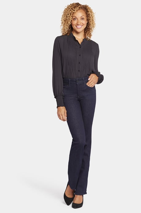 Barbara Bootcut Jeans Donkerblauw Premium Denim (Petite) - Image 5