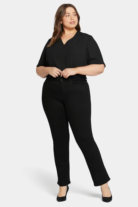 Barbara Bootcut Zwarte Premium Denimbroek (Plus) - Image 4