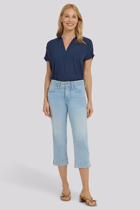 Marilyn Straight Crop Jeans In Re-New Denim - Image 1