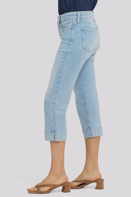 Marilyn Straight Crop Jeans In Re-New Denim - Image 3