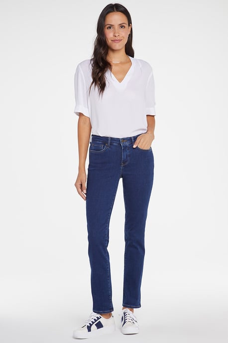 Sheri Slim Jeans Medium Blue Premium Denim (Lang) - Image 4