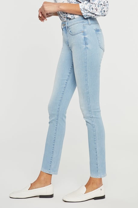 Alina Strakke Jeans Lichtblauw Premium Denim - Image 3