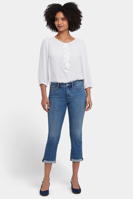 Chloe Skinny Capri Jeans In Cool Embrace® Denim - Image 4