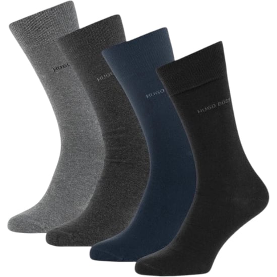 Hugo Boss Men's 4-Pack Socks Set Gift Box Multicolor Size UK 6-11 - Image 2