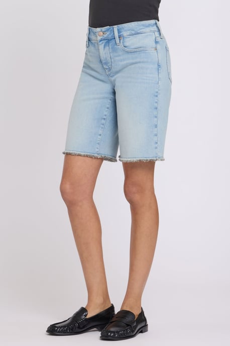 Boyfriend Denim Shorts In Re-New Denim - Image 3