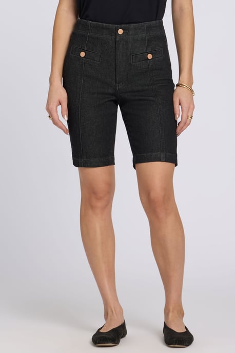 Ella Denim Shorts With High Rise - Image 4