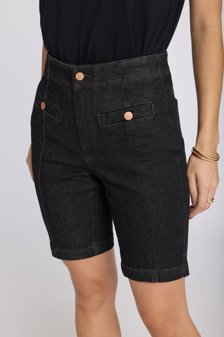 Ella Denim Shorts With High Rise - Image 5