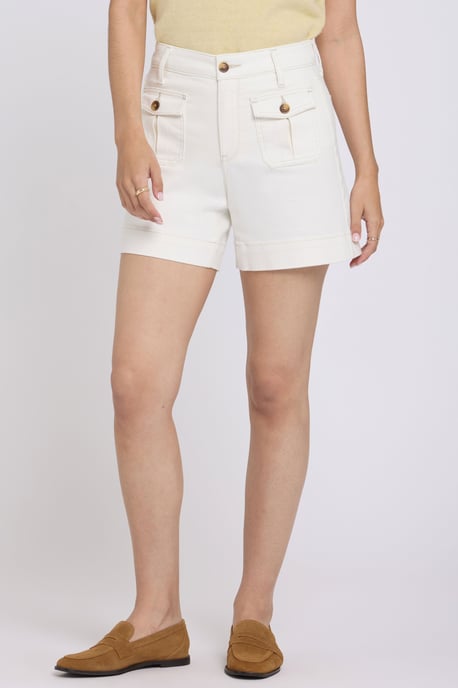Berkyn Relaxed Denim Korte Broek Met Hoge Taille - Image 4