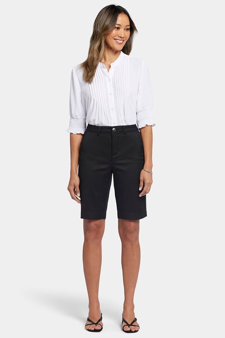 Bermuda Shorts In Rekbare Twill - Image 4