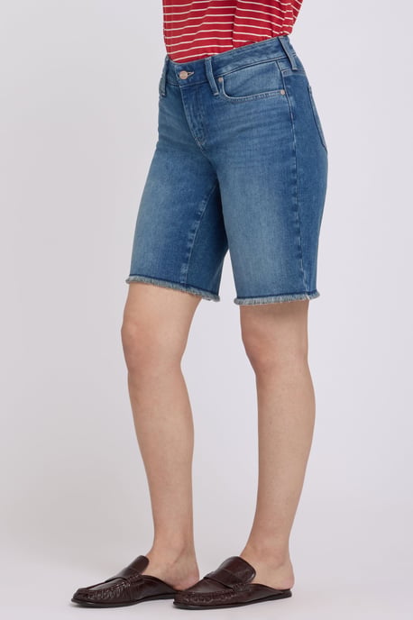 Boyfriend Denim Shorts In Re-New Denim - Image 3