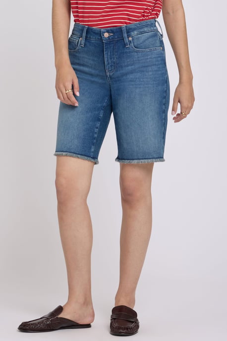 Boyfriend Denim Shorts In Re-New Denim - Image 4