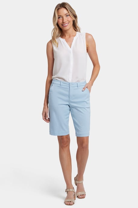 Bermuda Shorts In Stretch Twill - Image 1
