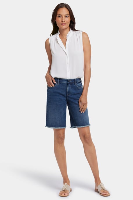 Lilly Denim Shorts Met Rafelige Zooms - Image 5