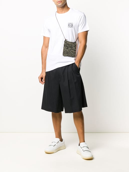 Anagram Embroidered Logo T-Shirt in White - Image 1