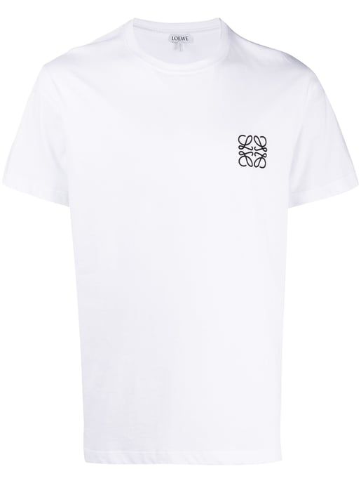 Anagram Embroidered Logo T-Shirt in White - Image 2