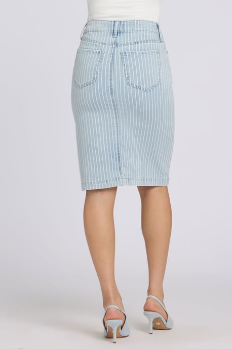 Hoge Taille Denim Rok - Image 2